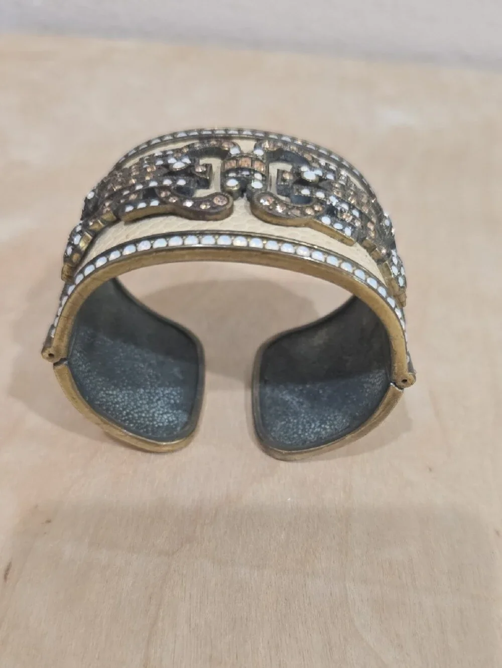 Heidi Daus ornate gunmetal
